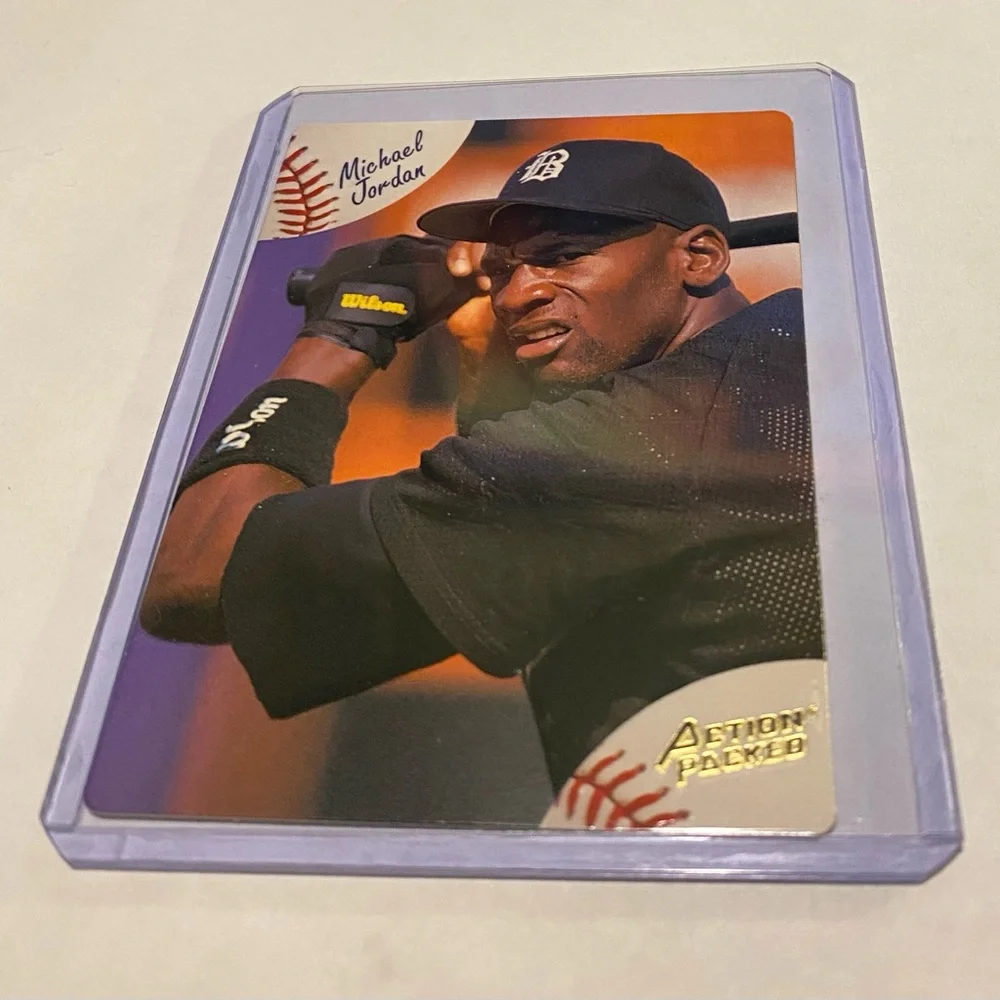 Michael Jordan Rare!! 1994 Action Packed Baseball Card #23 Vintage Collectible
